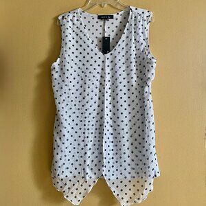 Polka Dot blouse with flowy cover ✿